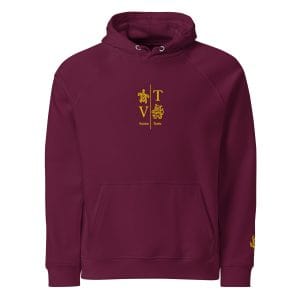 Coat of Arms Motif Hoodie
