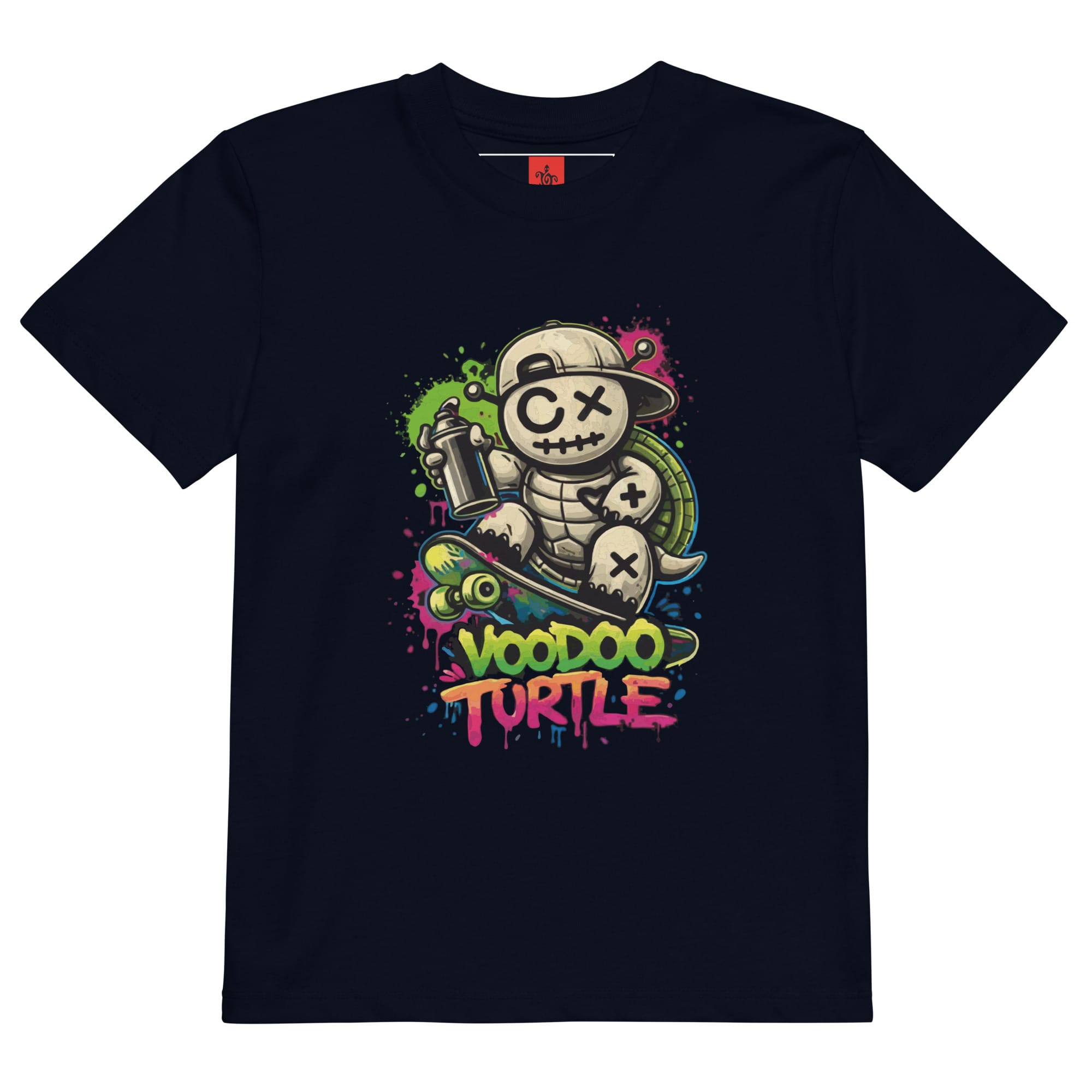 Graffiti Skater Turtle Youth T-Shirt