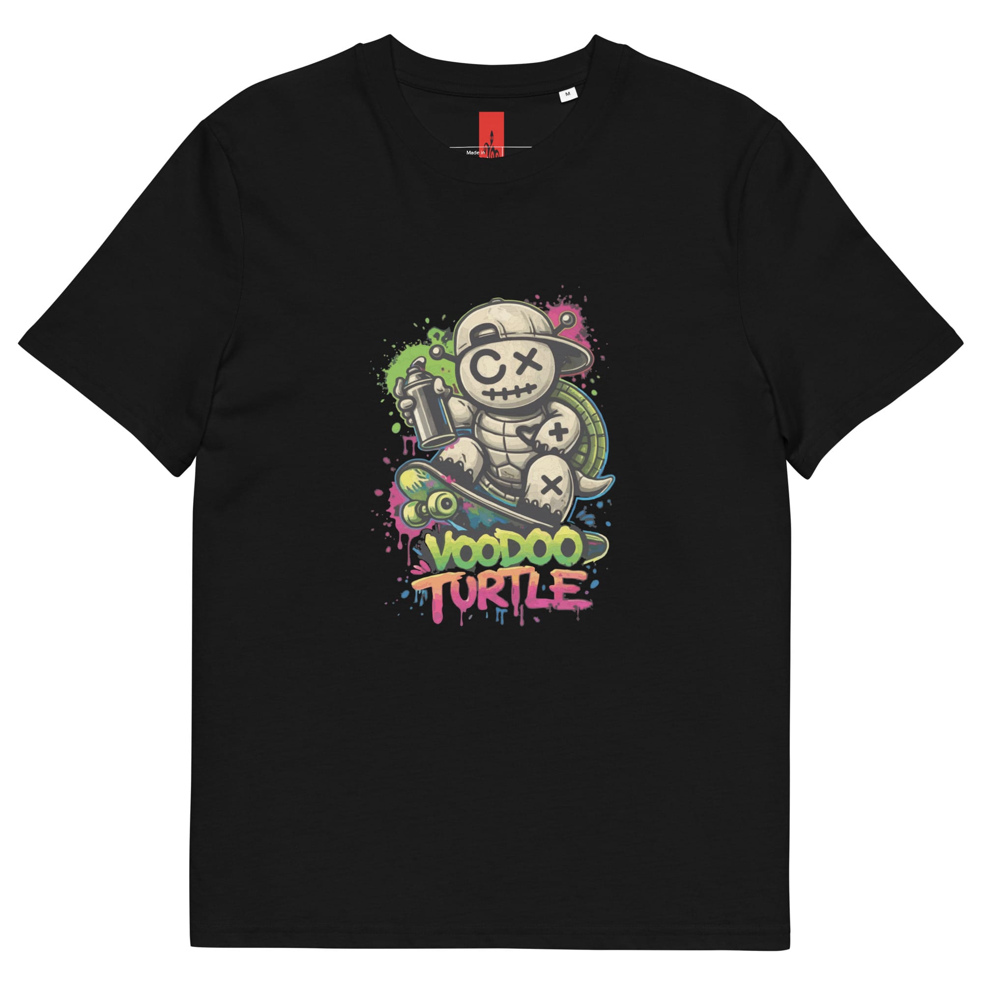 Graffiti Skater Turtle organic T-Shirt