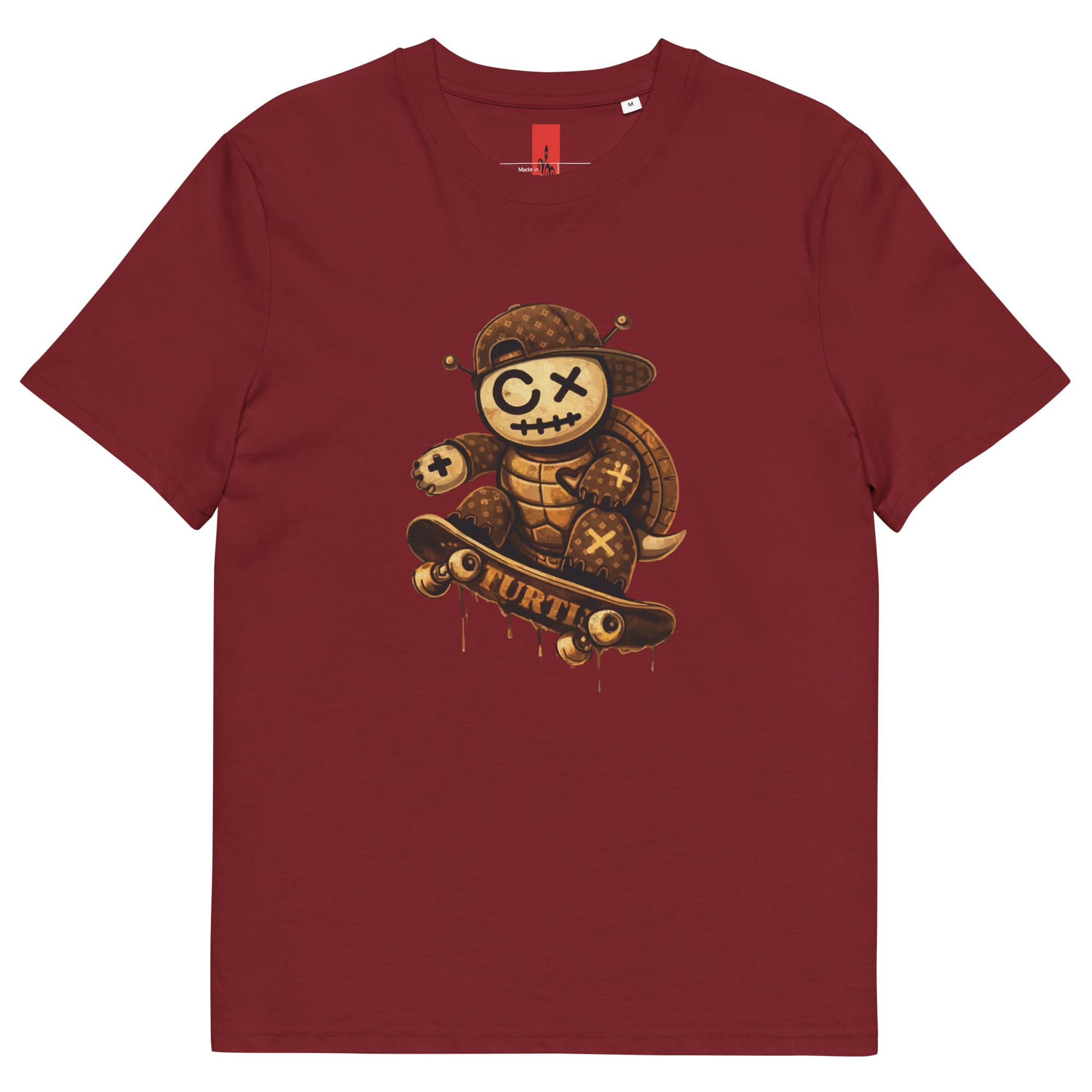 Drip Skater Turtle organic T-Shirt